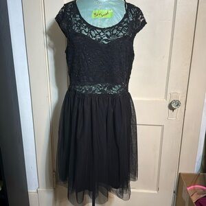 Deb Lace short sleeve tool cocktail dress 16/18